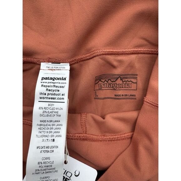 Patagonia Women's Maipo 7/8 Length Tights (Burl Red) Size Large NWT $119 Retail - Picture 4 of 6
